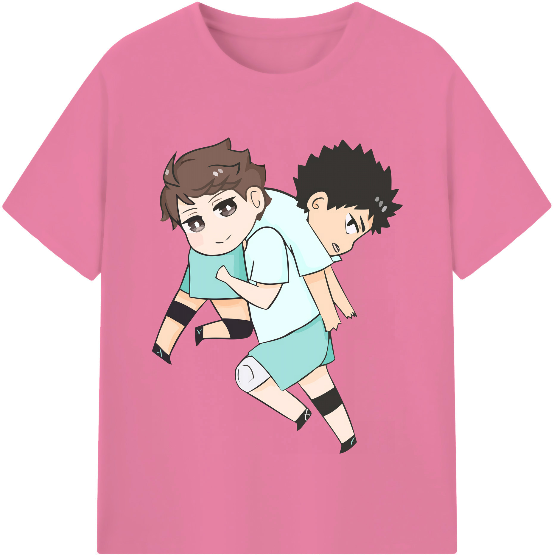 （画像用） ハイキュー!! Haikyu!! 綿100％半袖Tシャツ（フロントプリント）